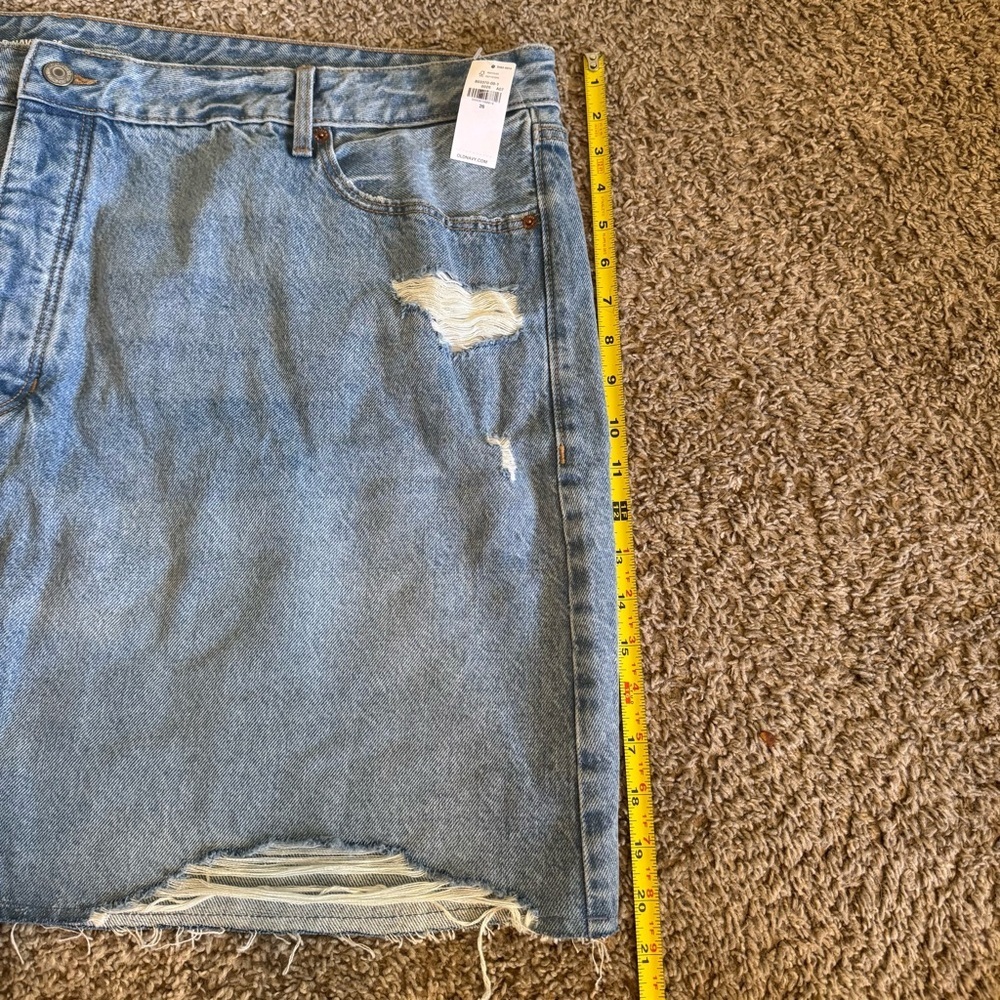 NWT Set Lot Of 2 Old Navy Denim Skirt Sz 26 High Rise Mini Secret Smooth Pockets - Picture 11 of 16